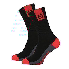 Bike Socks Horsefeathers Claw Long black/flame 2023