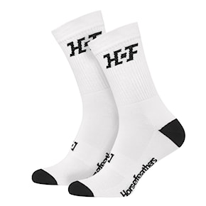 Bike ponožky Horsefeathers Jam Long white 2026