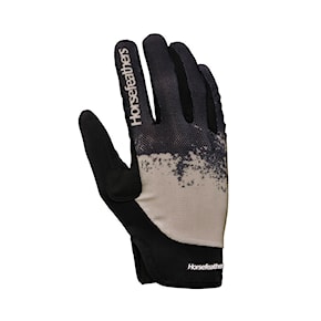 Bike Gloves Horsefeathers Digger black/silver birch 2025