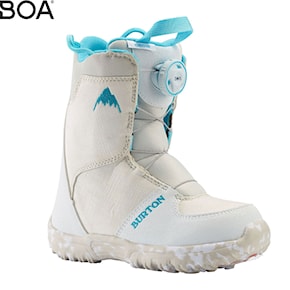 Topánky na snowboard Burton Grom Boa white 2024