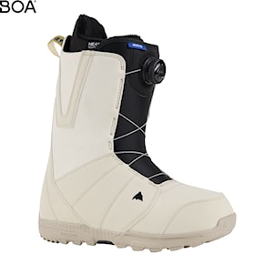 Buty snowboardowe Burton Moto Boa stout white 2024