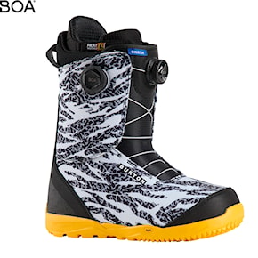 Buty snowboardowe Burton Swath BOA zebra/goldenrod 2025