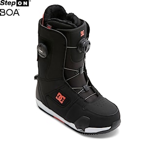 Topánky na snowboard DC Wms Phase Pro Step On Boa black/hot coral 2025