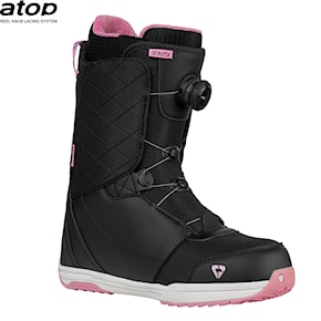 Buty snowboardowe Gravity Aura Atop black/rose 2025