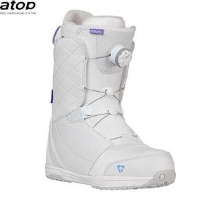 Boty na snowboard Gravity Aura Atop white/lavender 2025