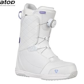 Buty snowboardowe Gravity Aura Atop white/lavender 2025