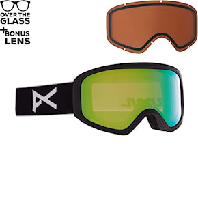 Snowboardové okuliare Anon Insight black | perceive variable green+amber 2023