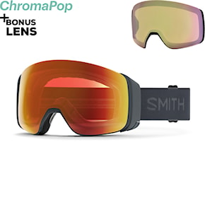 Gogle snowboardowe Smith 4D Mag slate | cp everyday red mirror+cp storm yellow flash 2025