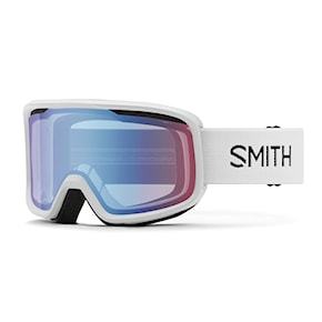 Snowboard Goggles Smith Frontier white | blue sensor 2025