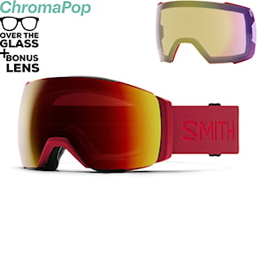 Snowboard Goggles Smith I/O Mag XL crimson | cp sun red mirror+cp storm yellow flash 2024