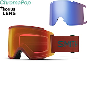 Snowboard Goggles Smith Squad XL terra flow | cp everyday red mirror+cp storm blue sensor mirror 2024