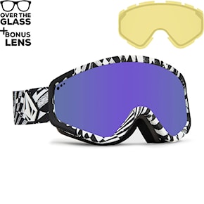 Snowboard Goggles Volcom Attunga op art | purple chrome+yellow 2024