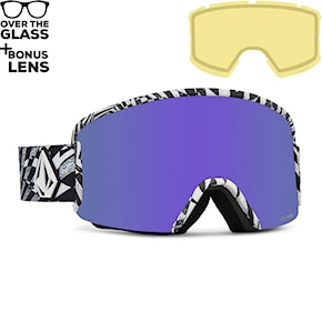 Snowboardové brýle Volcom Garden op art | purple chrome+yellow 2024
