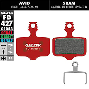 Brzdové doštičky Galfer Advanced FD427 G1851 Avid/SRAM/Braking/Lewis