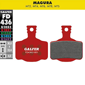 Klocek hamulcowy Galfer Advanced FD436 G1851 Magura/Campagnolo