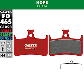 Brzdové destičky Galfer Advanced FD465 G1851 Hope