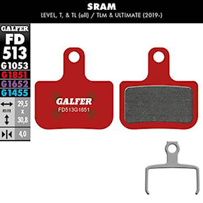 Brzdové doštičky Galfer Advanced FD513 G1851 SRAM