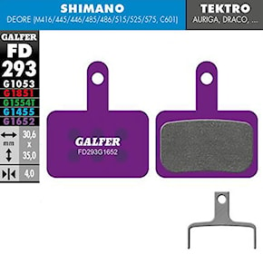 Brake Pads Galfer E-Bike FD293 G1652 Shimano, Tektro, TRP