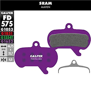 Brake Pads Galfer E-Bike FD575 G1652 SRAM Maven