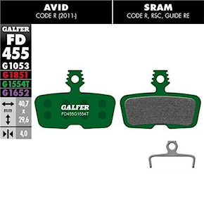 Klocek hamulcowy Galfer Pro FD455 G1554T Avid/SRAM