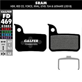 Brake Pads Galfer Standard FD469 G1053 SRAM