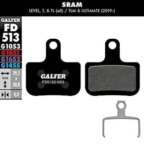 Brake Pads Galfer Standard FD513 G1053 SRAM, Level T, TL