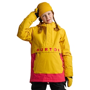 Bunda na snowboard Burton Kids Frostner Anorak goldenrod/azalea pink 2025