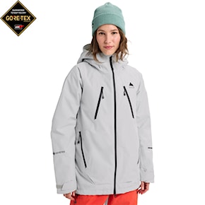 Bunda na snowboard Burton Wms GORE-TEX Reserve 2L Insulated Jacket grey cloud 2026