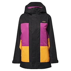 Snowboard Jacket Oakley Wms Beaufort Rc Insulated Jacket black/purple/amber yellow 2022/2023