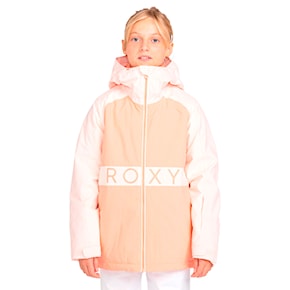 Snowboard Jacket Roxy Snowmist Girl Jacket peach pink 2025