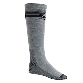 Snowboard Socks Burton Emblem Midweight grey heather 2020/2021