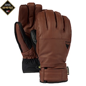 Rękawice Burton Gondy Gore Leather brown 2022/2023
