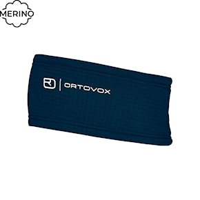 Čelenka ORTOVOX Fleece Grid Headband deep ocean 2025