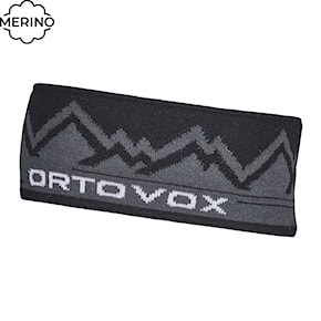 Opaska ORTOVOX Peak Headband black raven 2026