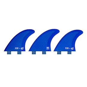 Surfboard Fins Creatures Icon Vert Dual Tab blue