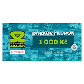 Darčekový kupón SNOWBOARD ZEZULA 1000 Kč
