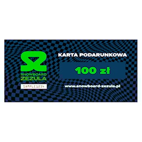 Karta podarunkowa SNOWBOARD ZEZULA 100 zł