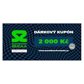 Dárkový kupón SNOWBOARD ZEZULA 2 000 Kč