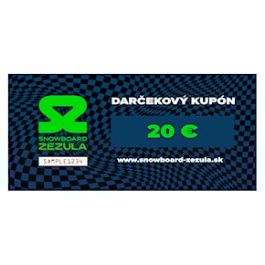 Darčekový kupón SNOWBOARD ZEZULA 20 €