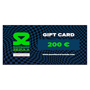 Gift Card SNOWBOARD ZEZULA 200 € EN