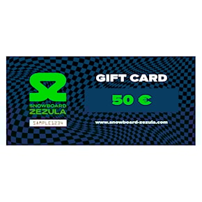 Gift Card SNOWBOARD ZEZULA 50 € EN