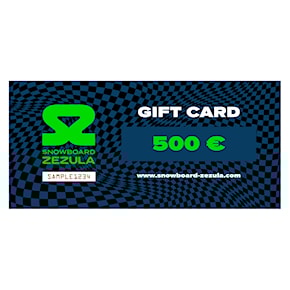 Gift Card SNOWBOARD ZEZULA 500 € EN