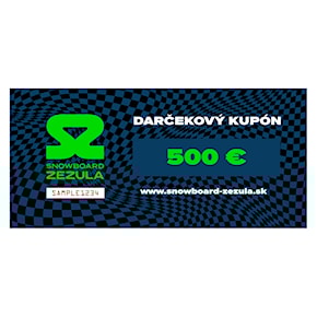 Darčekový kupón SNOWBOARD ZEZULA 500 €