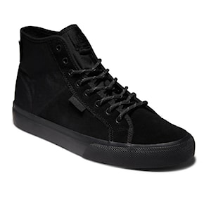 Skate shoes DC Manual High-Top Suede black/black 2021