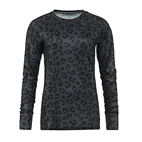 Funkční tričko Horsefeathers Mirra Top black cheetah 2022/2023