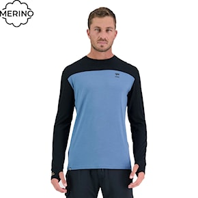Base Layer Top Mons Royale Yotei LS dusty black/blue state 2022/2023