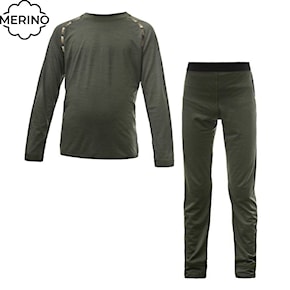 Funkční tričko Sensor Merino Air Set olive green 2023