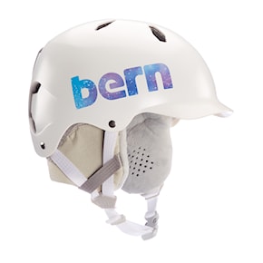 Snowboard Helmet Bern Bandito satin white galaxy 2024