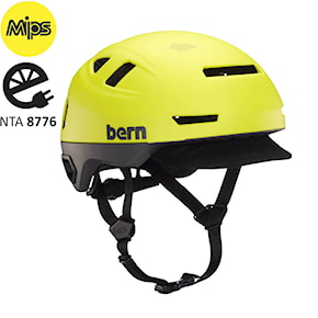 Bike Helmet Bern Hudson Mips matte hyper green 2021