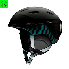 Snowboard Helmet Smith Mission matte black stripes 2025